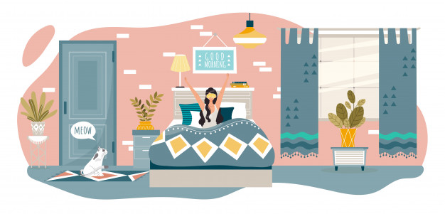 good-morning-bedroom-happy-woman-wake-up-bed-home-after-sleep-people-healthy-rest-lifestyle-illustration_169479-319